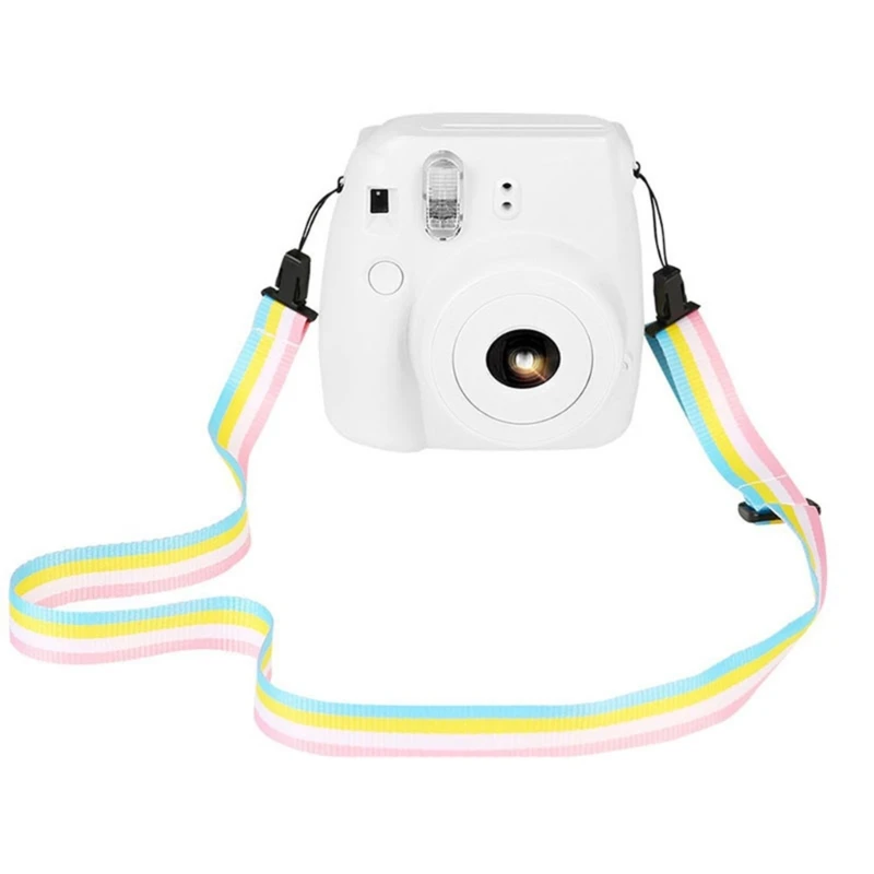 Alça ombro para pescoço ajustável Colorful Cinto Banda para Mini 90 70 50 25 7S 9 8 Impressão instantânea