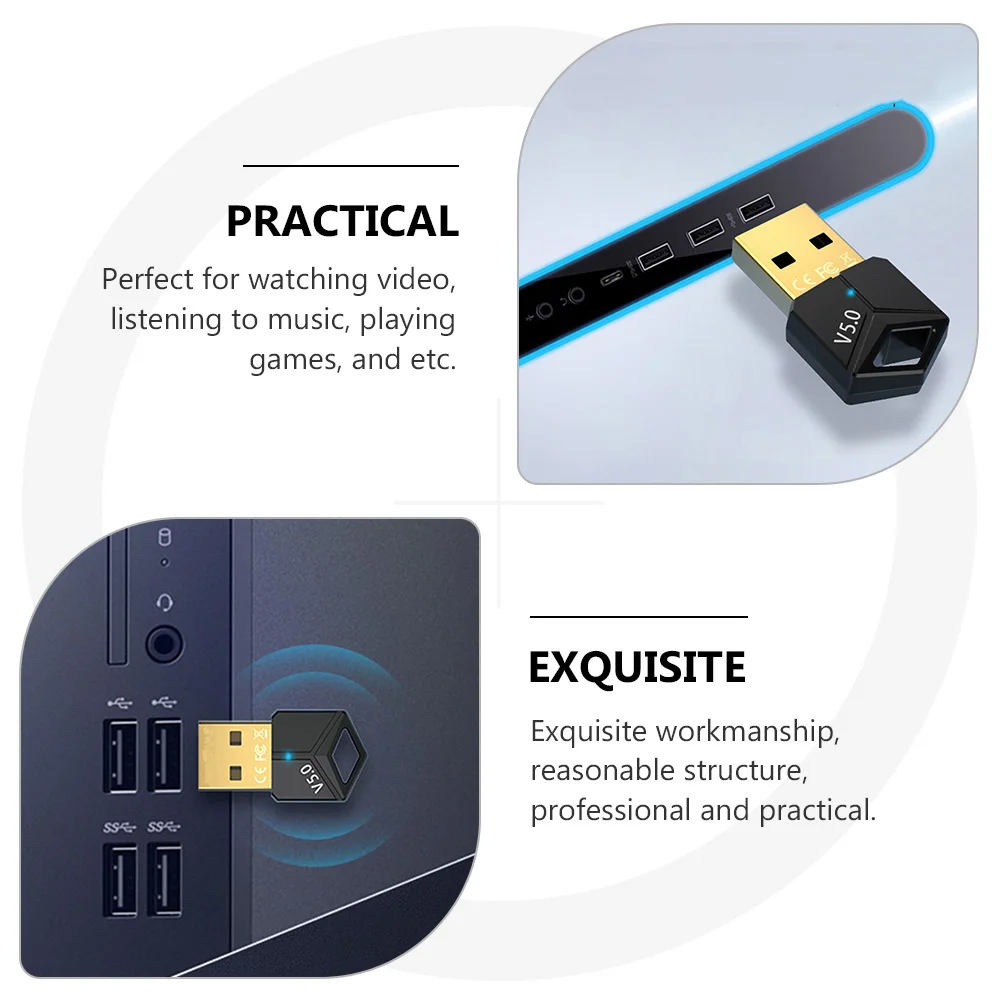 

0pc 5.0 Usb Wireless For Audio Transmitter Game Console Computer Cordless Receiver Adapter Headphones Wireless Audio