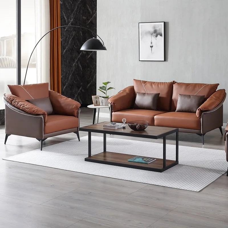 Office sofa Modern simple sofa Reception combination Leisure office leather Wholesale