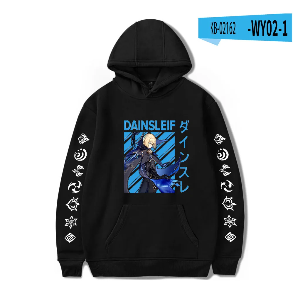 Anime Genshin Impact Hutao Tartaglia Xiao Albedo Keqing Cosplay Hoodie Hip Hop Graphic Sweatshirts Poleron Hombre Streetwear