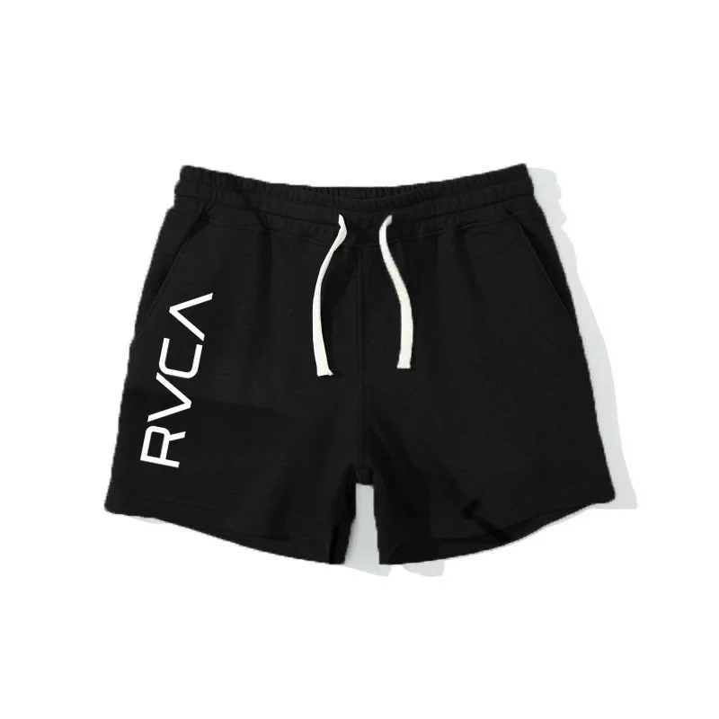 شورت رياضي RVCA مموج للرجال والنساء ، بنطلون ركض غير رسمي ، تصميم برباط مرن ، بنطلون تشكيل ، الصيف