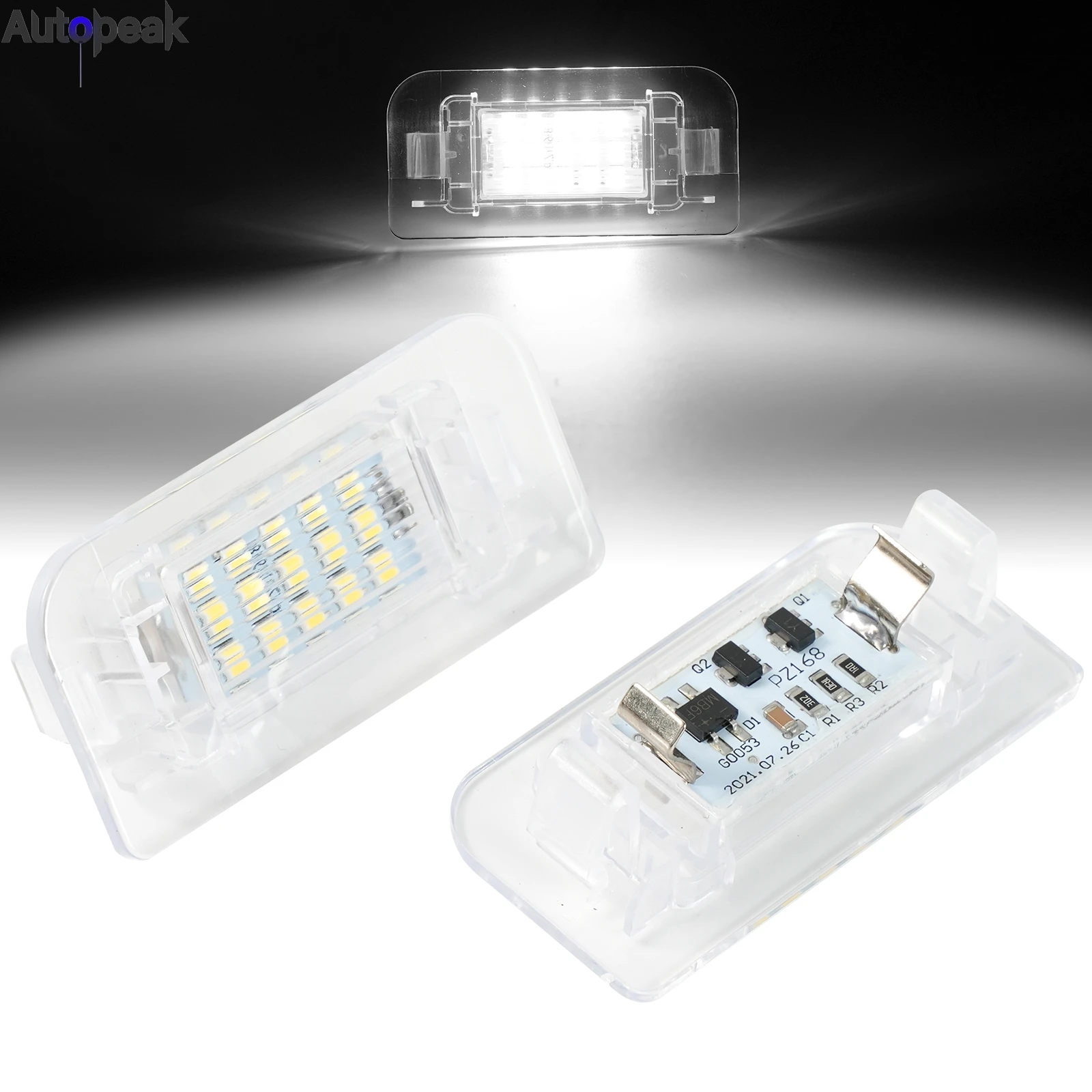 

2x LED License Number Plate Light For Benz B-Class W242 W246 2011 2012 2013 2014 2015 2016 2017 2018 2019 License Plate Lights