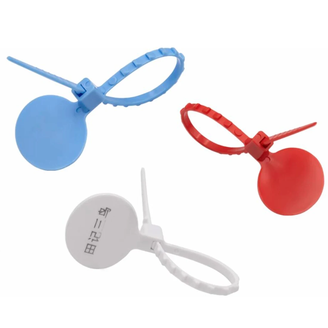 100PCS Plastic Seal Disposable Power Grid Management Label Tag Anti Adjustment Anti-Counterfeiting Zip Tie NEW