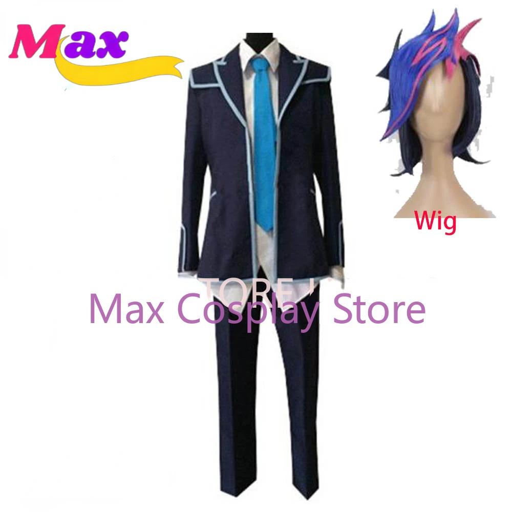 Max  Vrains Fujiki Yuusaku Cosplay Costume Halloween Christmas Carnaval Anime Clothes Custom size YXW