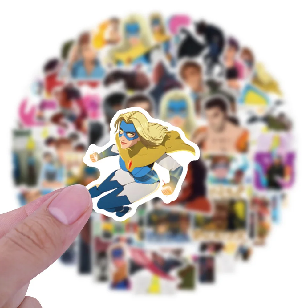 55PCS Dispatch Workplace Comedy Game Stickers Decoration Suitcase Scrapbooking Phone Laptop Stationery Toy Gift