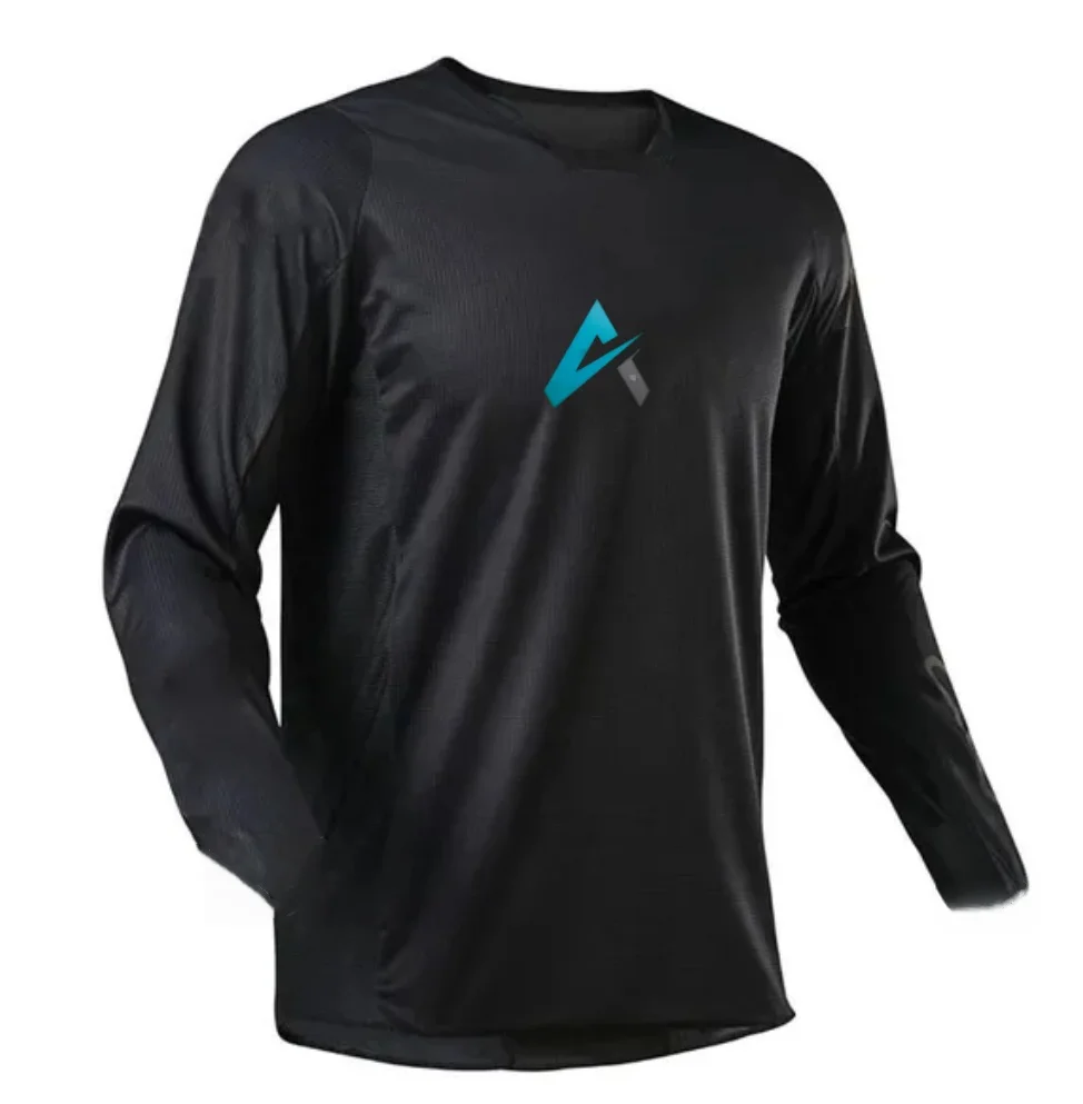 

Men's off-road motorcycle, mountain bike, quick drying long sleeved T-shirt, motorcycle endurance sports, breathable