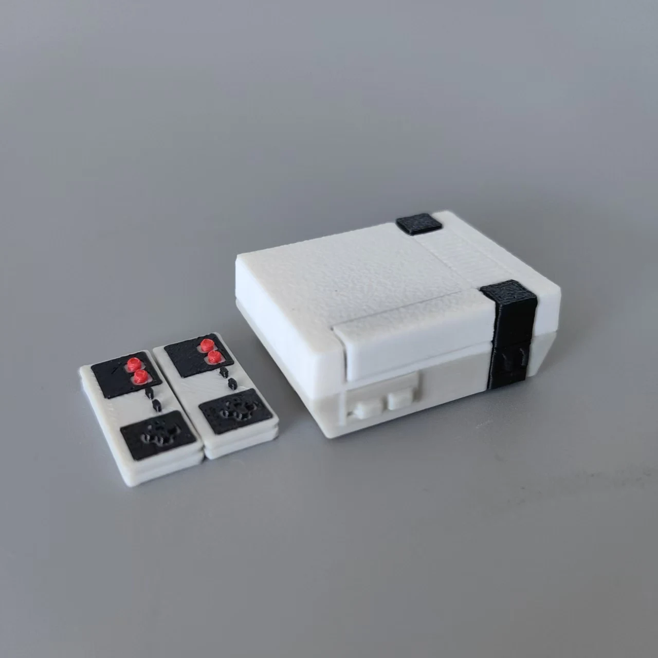 4 Pcs/1 Set 1:12 Miniature Game Console, Miniature Scene Combination, Dollhouse for Role-Playing Toys, Scene Accessories