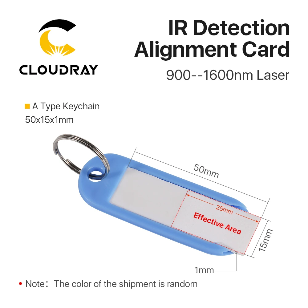 Cloudray IR Detection Alignment Card 900-1600nm Fiber Calibrator Ceramic Plate Infrared Dimmer Visualizer for Some Laser Machine
