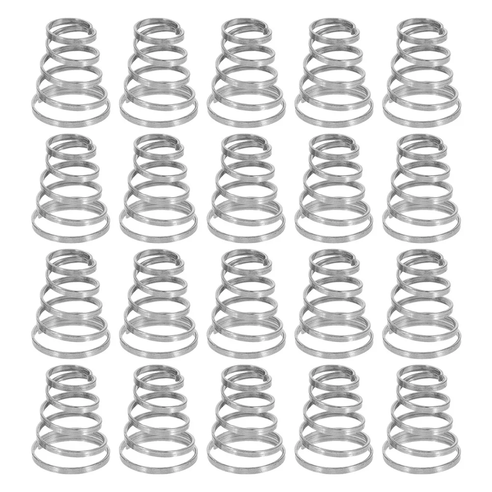 

20Pcs Bike Quick Release Skewer Springs Stainless Steel Durable Replacement Part for Road Mountain Trainer Cycling