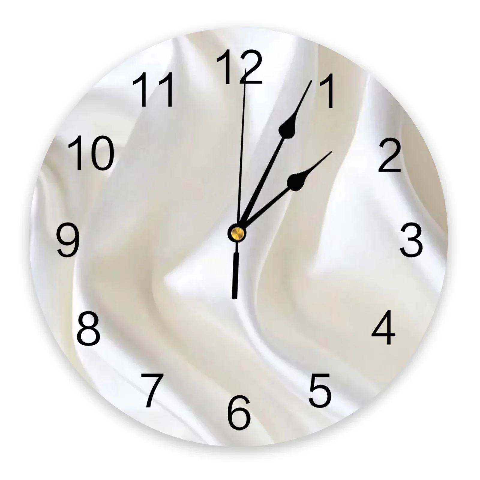 Marble Wall Clock Modern Design Living Room Decoration Kitchen  Mute  Watch Home Interior Decor