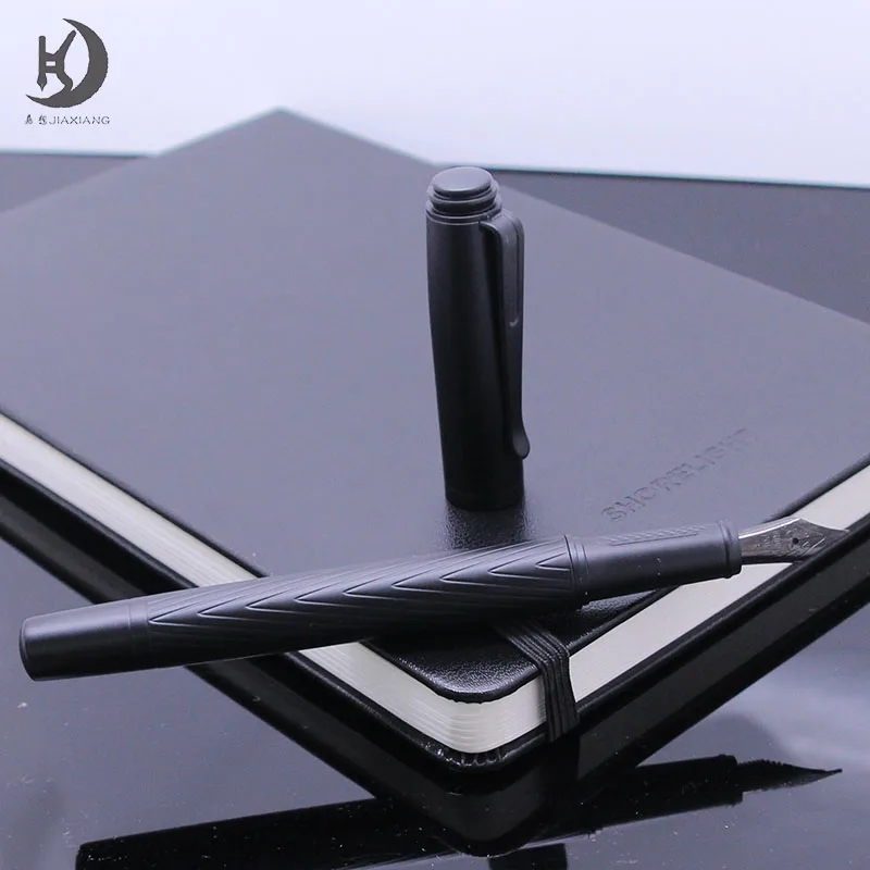 

JD School Luxury Pen Elegant Business Gift Matte Black Fountain Pen,Great Gift for Teachers,Students