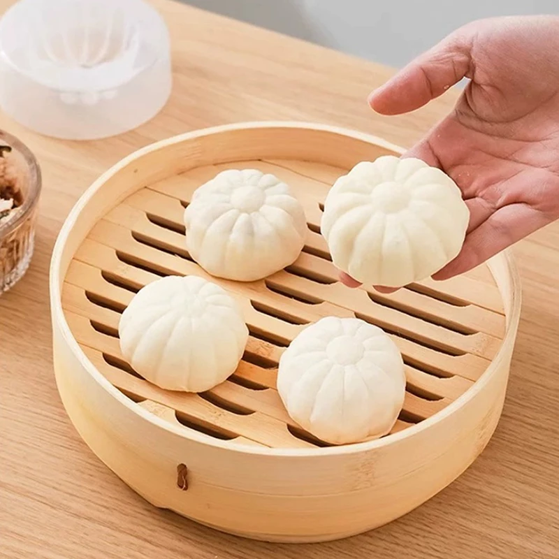 Chinese Baozi Mold Diy Pastry Pie Dumpling Maker Steamed Stuffed Bun Making Mould Bun Makers Kitchen Gadgets Baking Pastry Tool