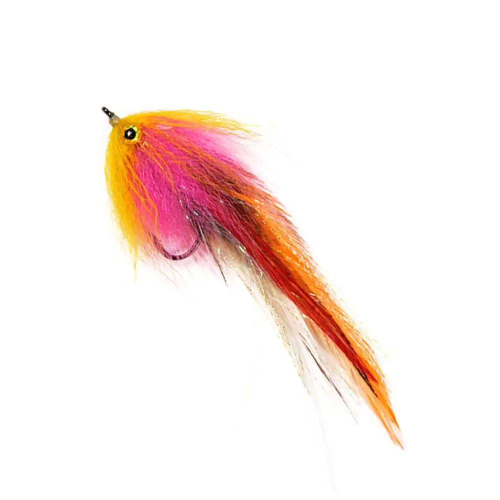 Sharp Feather Hook Trout Salmon Steelhead Pike Streamer Fly Fishing Flies Tool