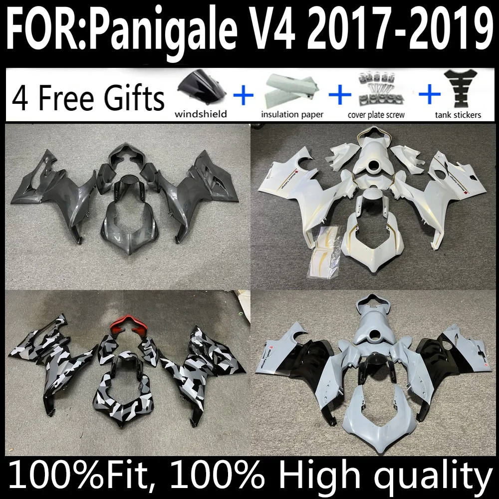 

Ducati Panigale V4 V4S 2017 2018 2019 Motorcycle Fairings Kit ABS Body Work Cowling Set Full Body 17-19