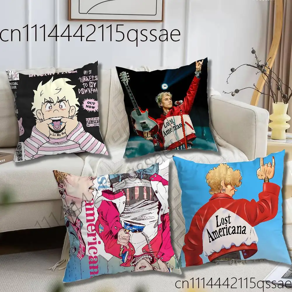 For MGK Lost Americana Pillow cases Sofa cushion cover home bedroom room decoration