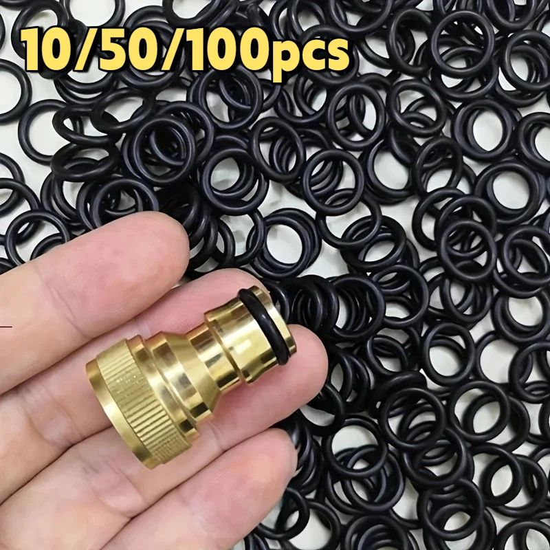 Durable Rubber O-Ring Set for Car Wash - Fit, Leakproof Seal for Water Gun & Faucet Connectors