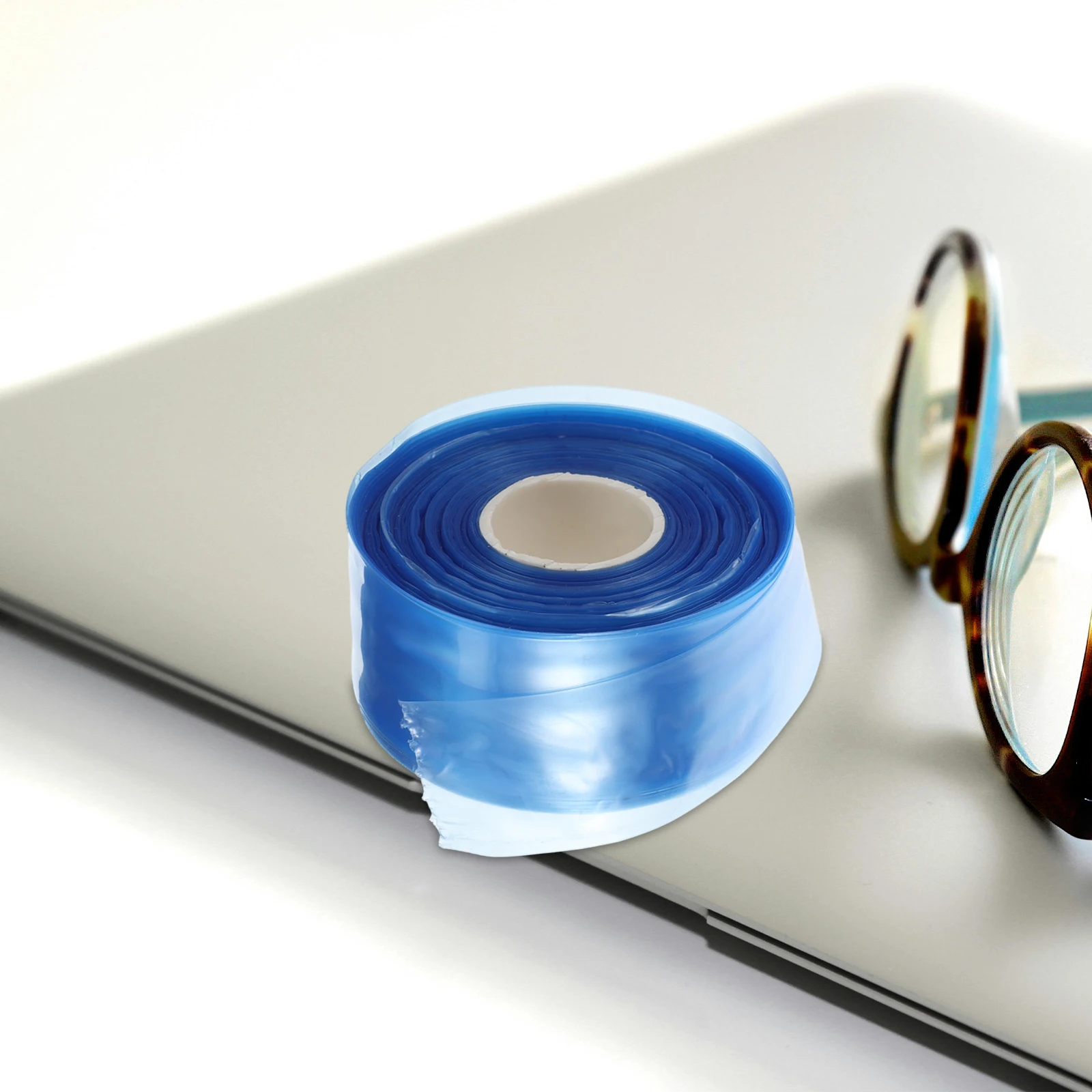 Housses de protection de lunettes en PVC, ajustement universel, manchon léger pour la coiffure, housses de protection de lunettes bleues