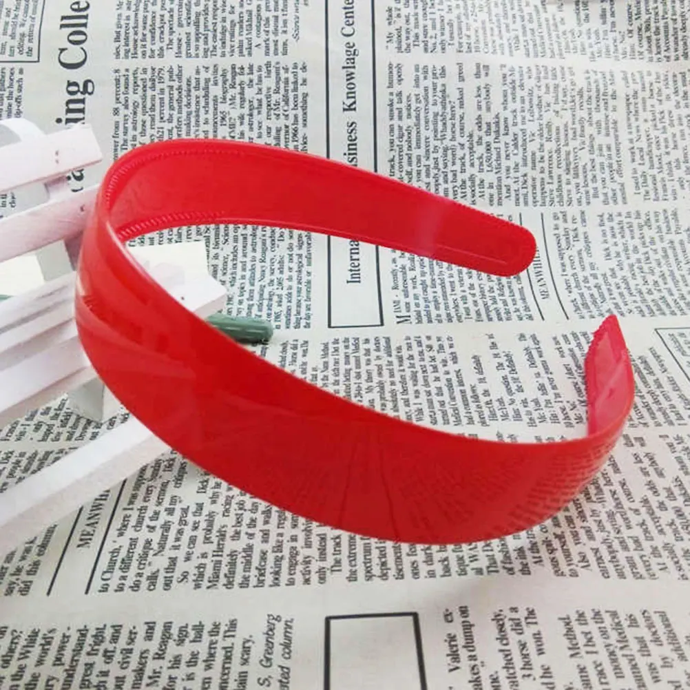 

20 Mm Headband Material Girl Hair Bands Women Headwear Toothed Hoop Colorful Clasp