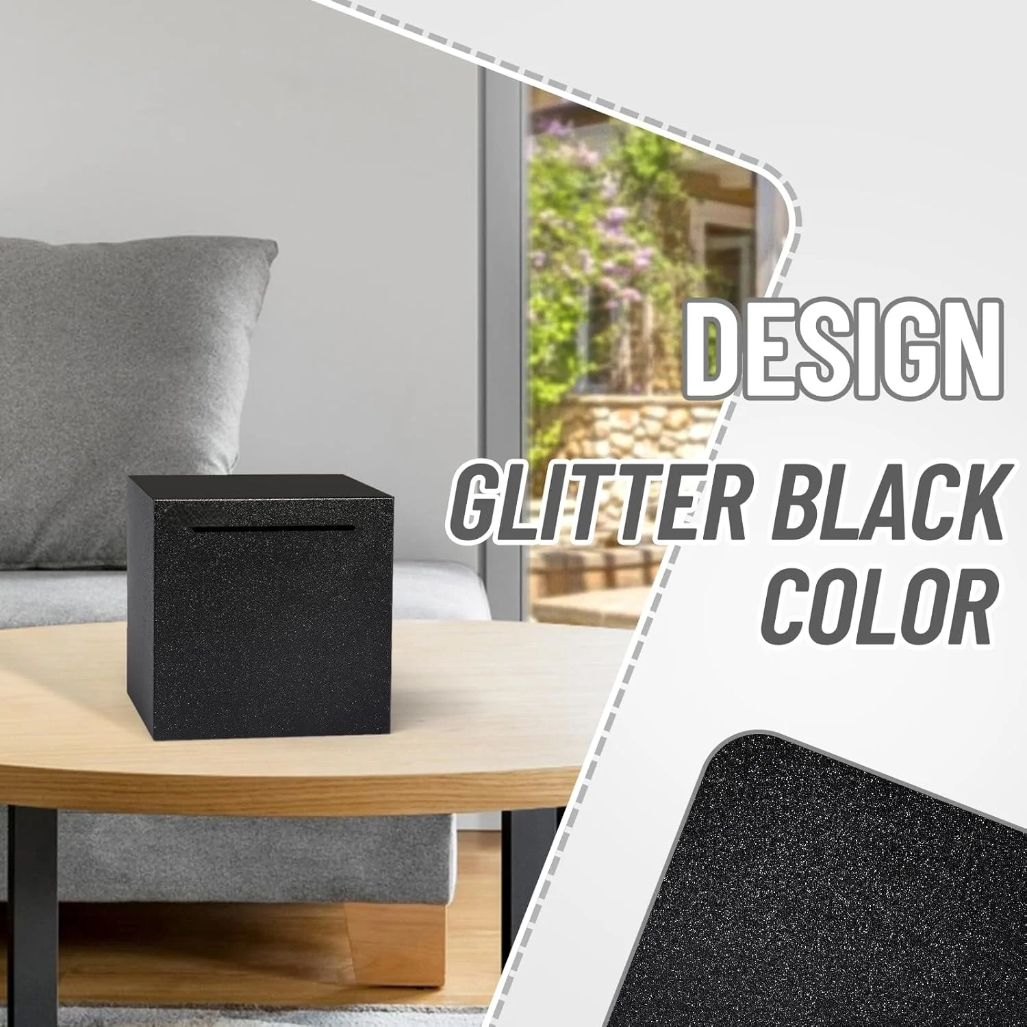 يمكن استخدام البنك الخنزير المعدني فقط لهدايا الهالوين وعيد الميلاد كديكور سطح المكتب