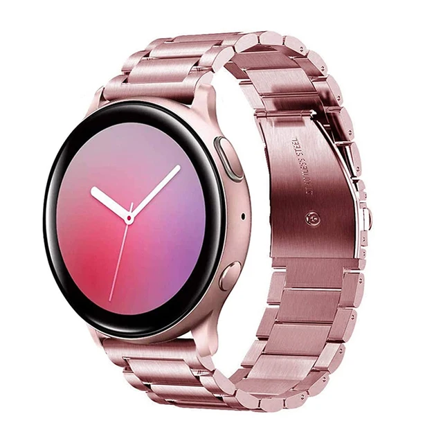 สายโลหะสำหรับ Samsung Galaxy Watch 7 6 5 4 40มม. 44มม. สร้อยข้อมือสแตนเลสสำหรับ Samsung Watch 4 6คลาสสิก43 47มม. 46มม.