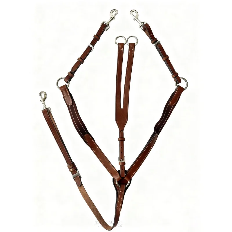 For cowhide down leather, 2-in-1 chest strap, harness supplies, equestrian accessories, chest strap tensile