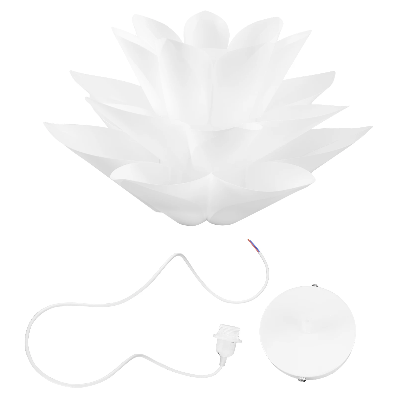 

Lotus Hanging Lamp PVC Plastic Durable Safe Bedroom Dining Room Balcony Coffee Shop Bar Home Store Decoration Ceiling Lights