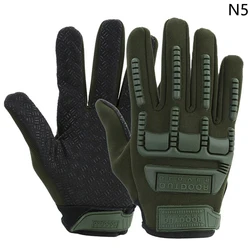 1Pair Camouflage Gloves Tactical Gloves Paintball Shot Combat Anti-Skid Bicycle Full Finger Gloves Men Gloves