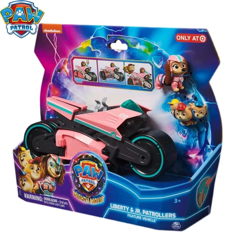 New Hot Paw Patrol Babe Shapeshifter Liberty Rescue Car Dog Motorcycle Patrol Car Children'S Toys Birthday Present