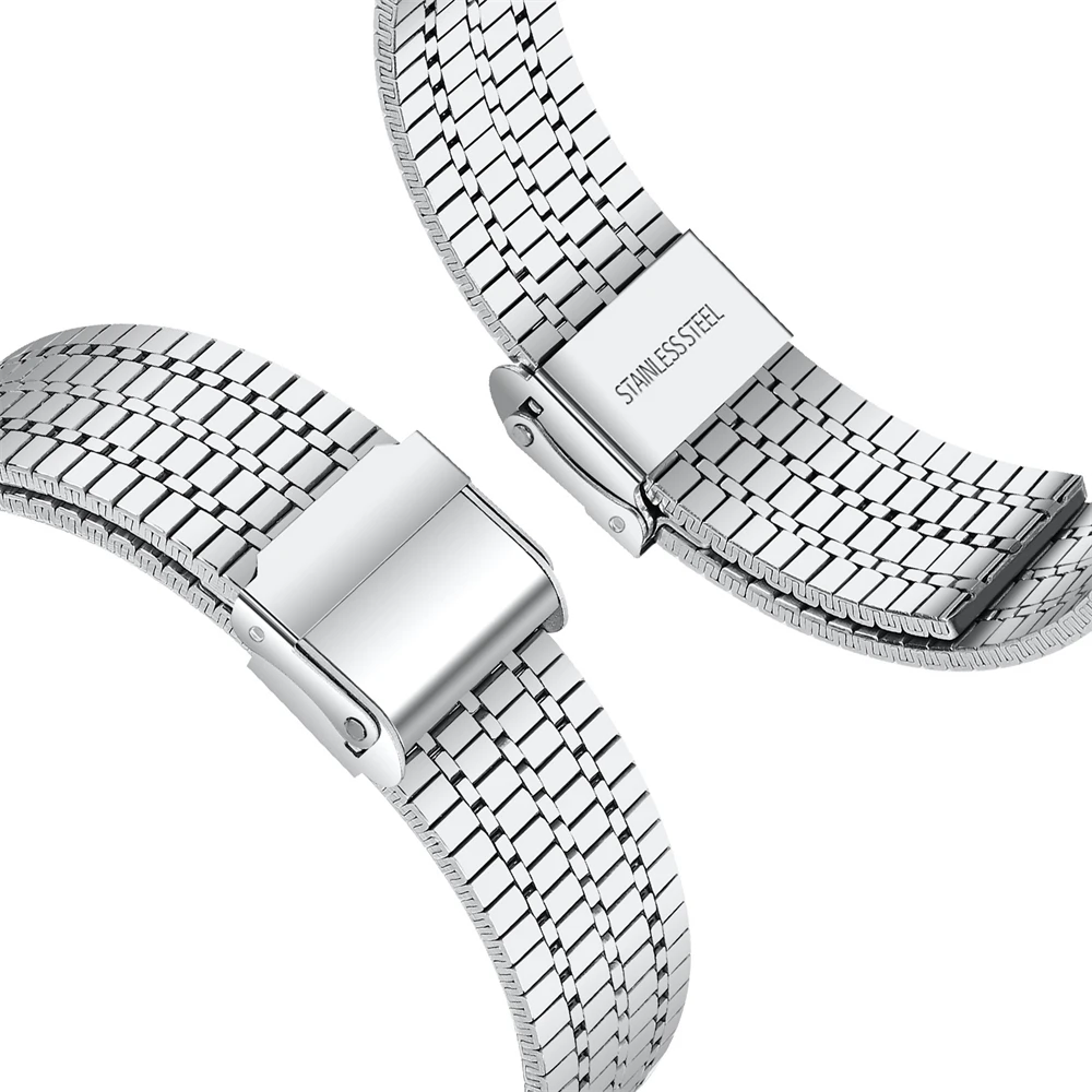 New Mesh Band For Fitbit Versa 4 3 Women Men Stainless Steel Metal Watch Strap Loop For Fitbit Sense 2 Clasp