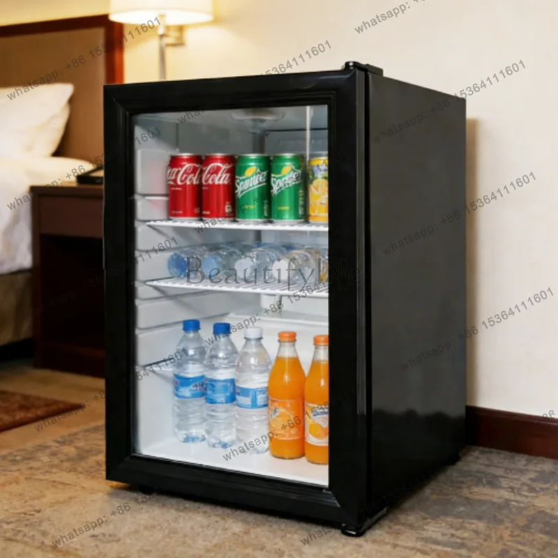 70L Function Refrigerated Display Cabinet Glass Door Advertising Sticker