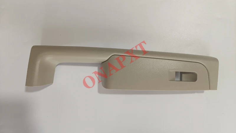 For Skoda Superb 2008-2013 Beige Front Inner Door Handle 2 PCS Armrest Frame Switch Control Panel Trim 4 PCS