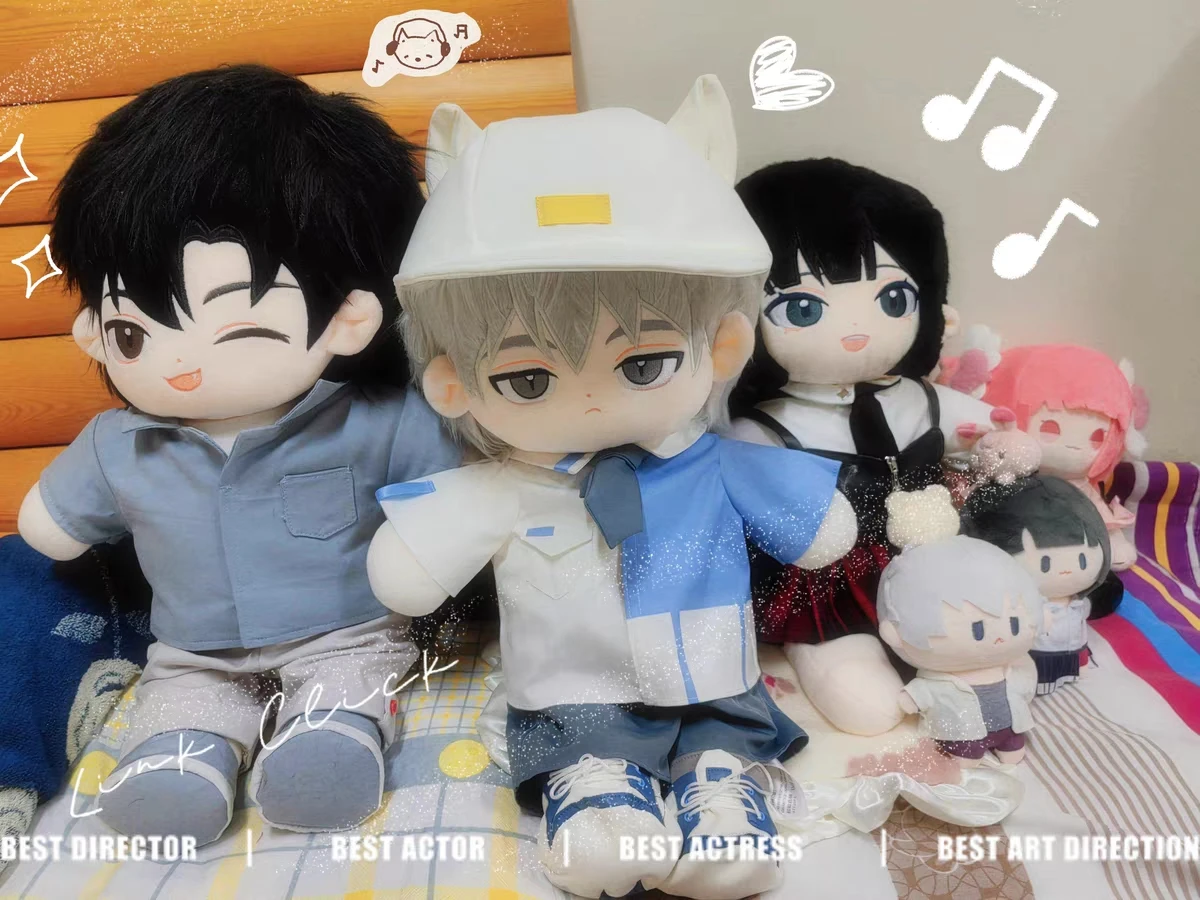 

Linkclick Resonance Gong Time Long Strip Body Pillow Doll 50cm Time Agent Surrounding Cotton Doll Exquisite Craftsmanship