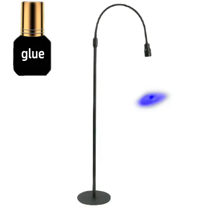 

Professional Eyelash Tool Lamp Foldable Eyelash Lamp Simple Design Purple Light