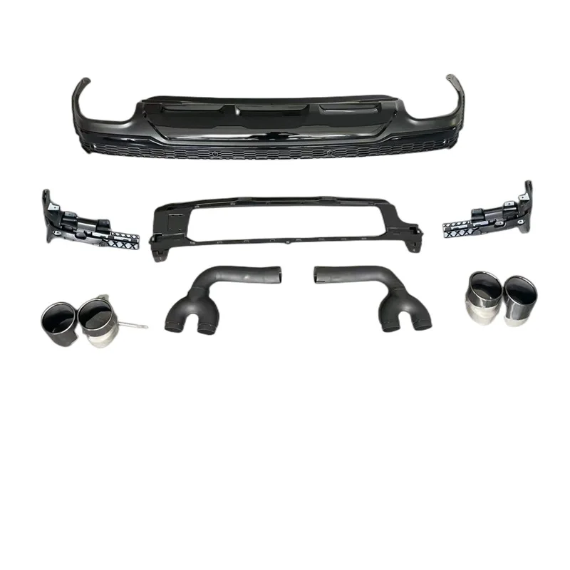 

Suitable for 20-23 SUVs, sporty rear lip with quad exhaust tips for modification