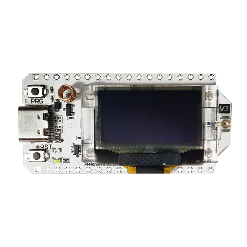 Imagem -03 - Placa de Desenvolvimento Internet para Arduino Módulo com Antena Lora Esp32 -v3 Display Oled Azul Sx1262 Wifi 32 096