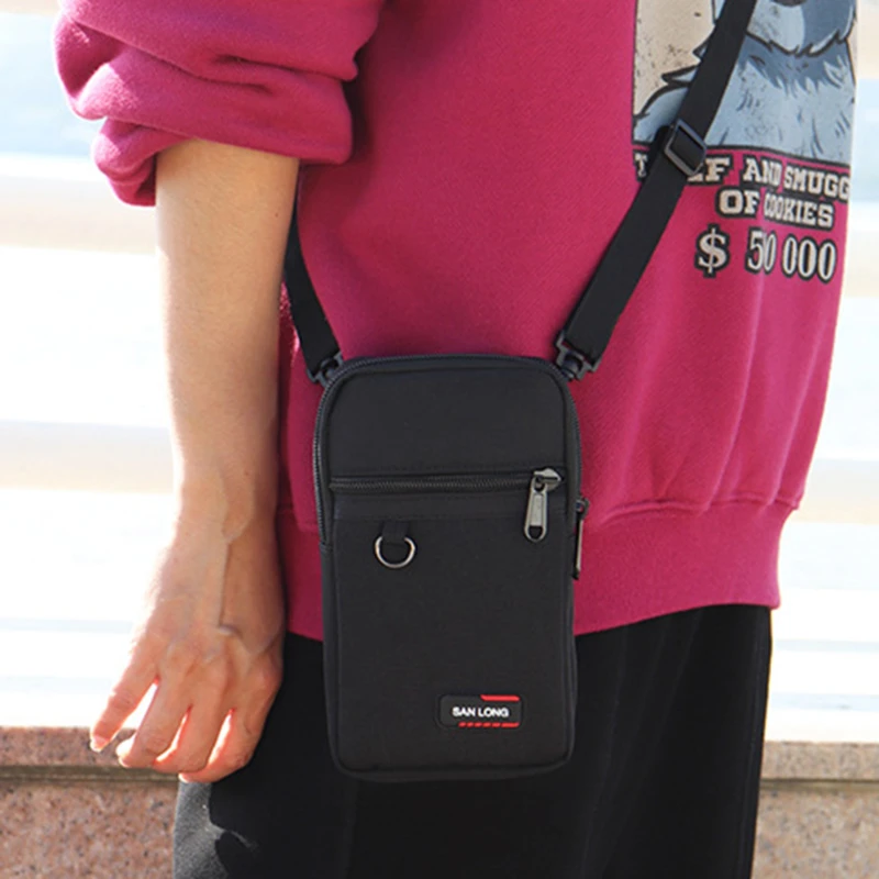 

Men's Messenger Bag Cowhide Leather Bag Mobile Phone Pouch Pocket Wallet Male Small Travel Waist Bag Multi-Pockets Chest Bag﻿