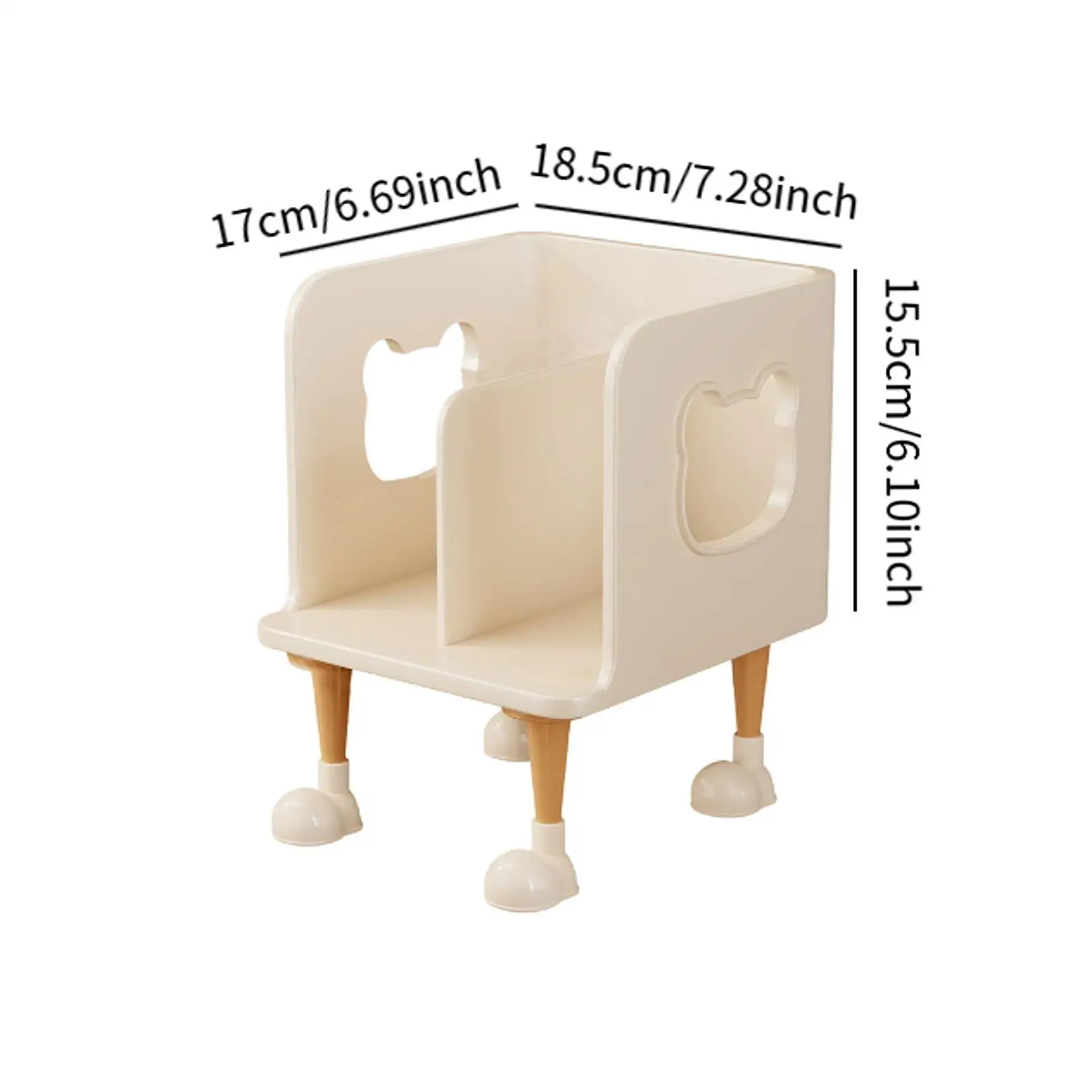 منظم كتب لرف الكتب على سطح المكتب لمكتب غرفة المعيشة في المهجع #6