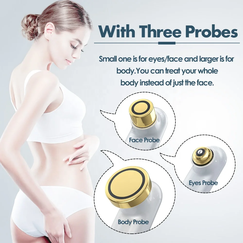 Przenośne wielopolowe urządzenie kosmetyczne do użytku domowego, ujędrnianie skóry, lifting twarzy z amerykańską wtyczką, funkcja masażu.