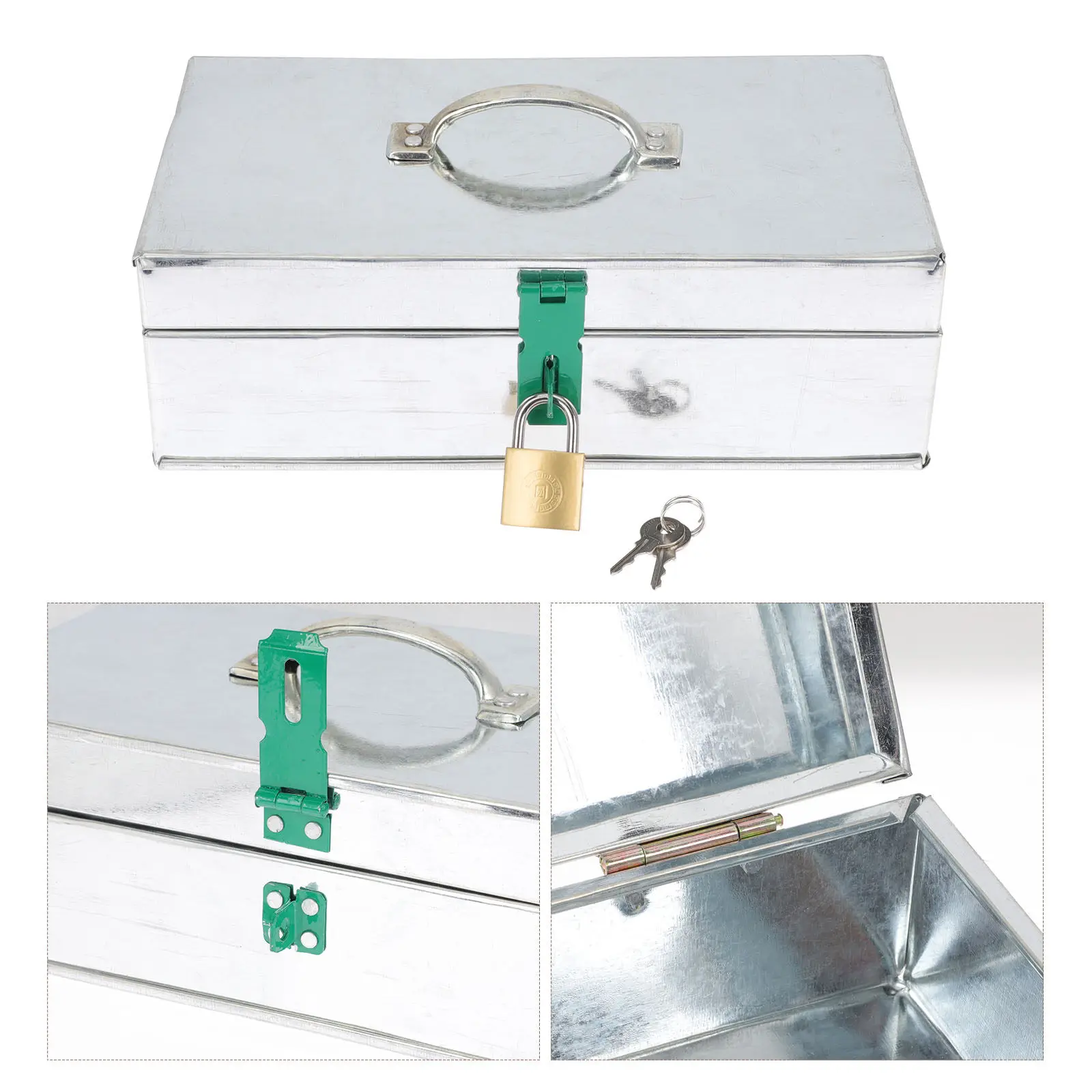 

Износостойкий железный органайзер-кейс для хранения садовых инструментов для дома и сада, ящик для хранения садовых инструментов