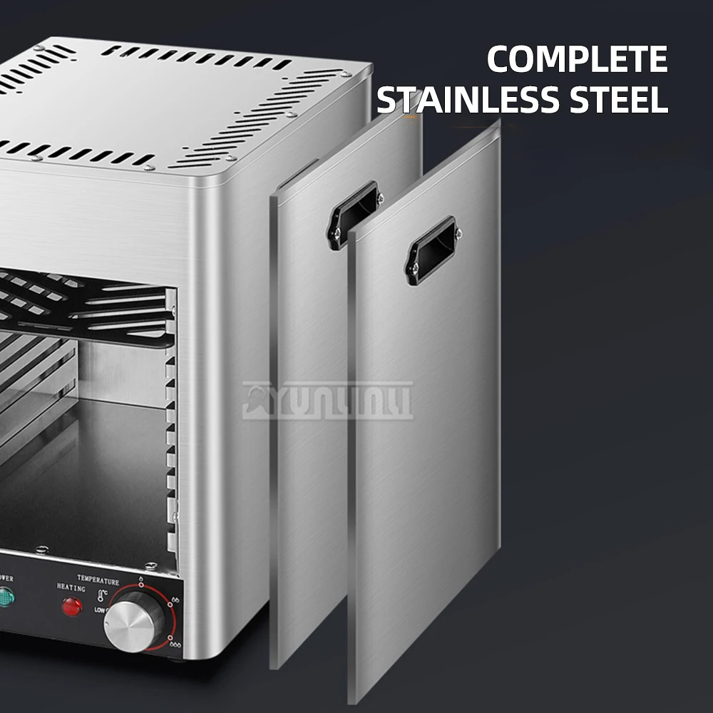 متعددة الوظائف ارتفاع درجة الحرارة Churrasqueira Elétrica دخاني آلة قلي شرائح اللحم شواء