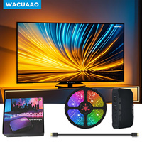 LED HDMI Sync TV Backlight with Dynamic Ambiance Lighting | Works with TV Box/PS5| Plug & Play, 16M Colors, Music & Gaming Mode