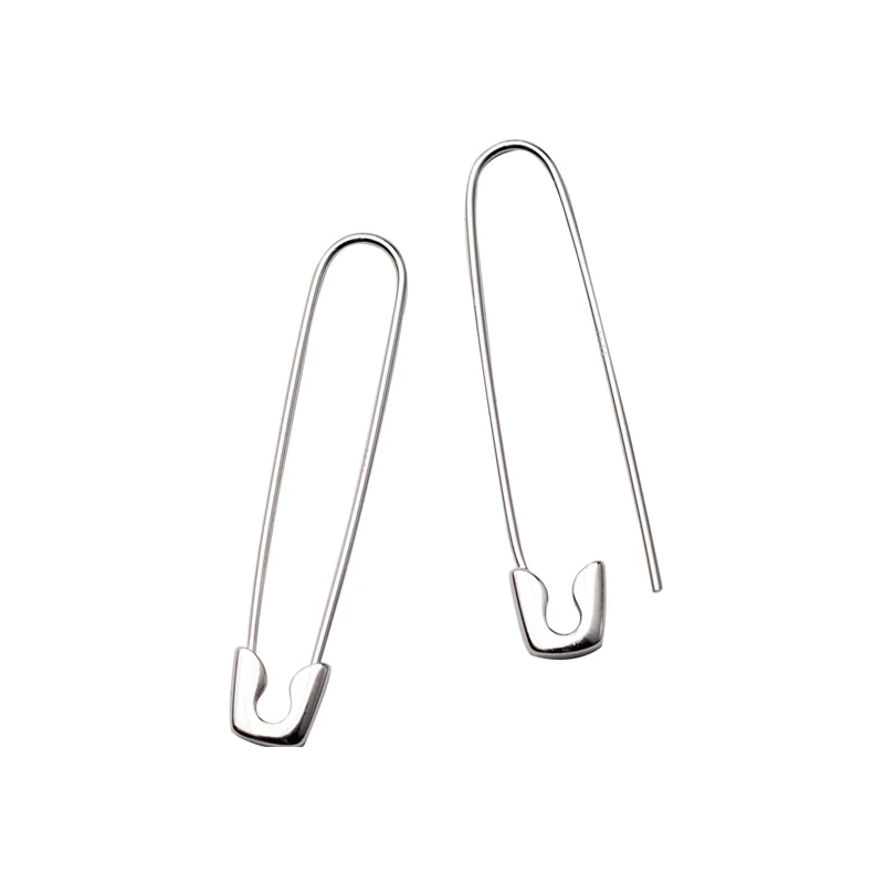 Modian Vintage Hyperbole Big Pin Dangle Earring for Women Sterling Silver 925 Simple Drop Earring Original Fine Jewelry Gift