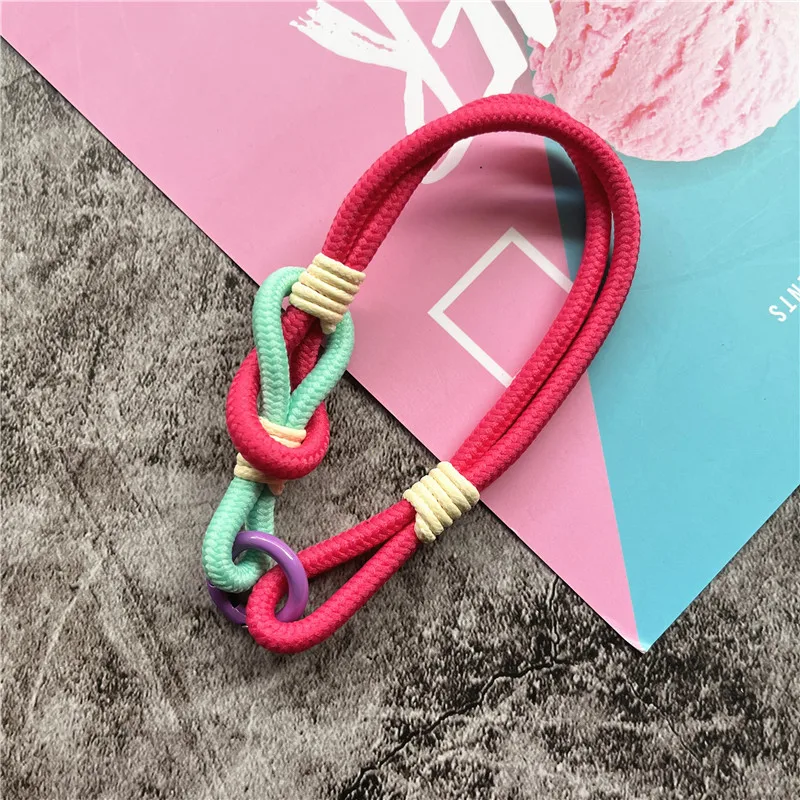 Keychain Cotton Thread Lanyard Color Key Chain