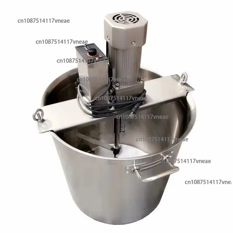 Máquina de cocción y mezcla de 22L con válvulas para salsa de carne, pasta, aceite de oliva, mermelada de sofora y zumo, para ebullición, fusión y mezcla