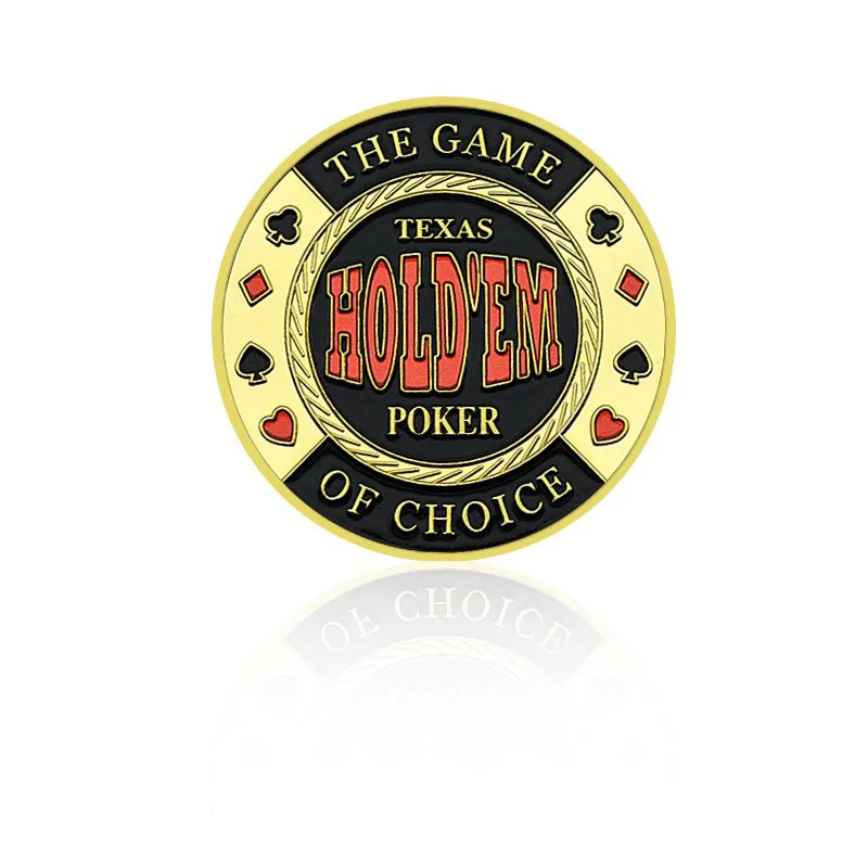 Creative Poker Chips Coins Gold Plated Commemorative Coins Commemorative Medals Creative Gifts Collection Gifts