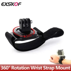 360 Degree Rotation Wrist Strap Mount For GoPro Hero 13 12 11 10 9 8 7 6 5 Insta360 X2 X3 X4 DJI Osmo Action Camera Accessories