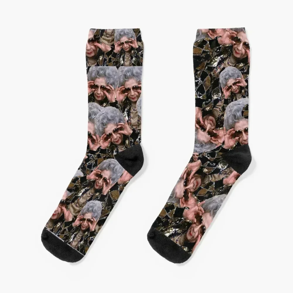 

grandma yetta Socks Novelties hip hop hockey luxe Men Socks Women's