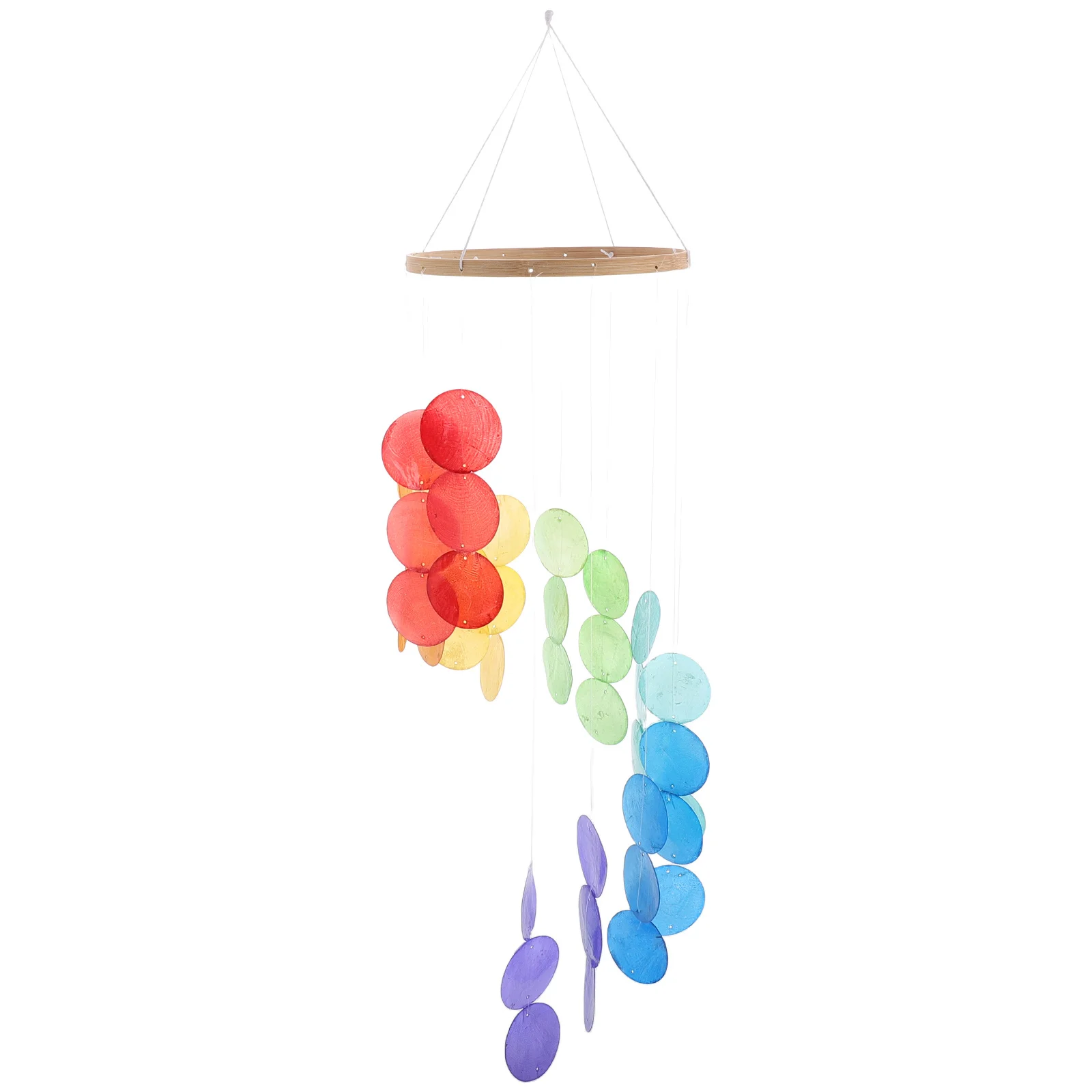

Natural Shell Wind Chimes Hanging Ornament Creative Wind Bell Decor for Living Room Balcony Patio Relaxing Sound Decoration