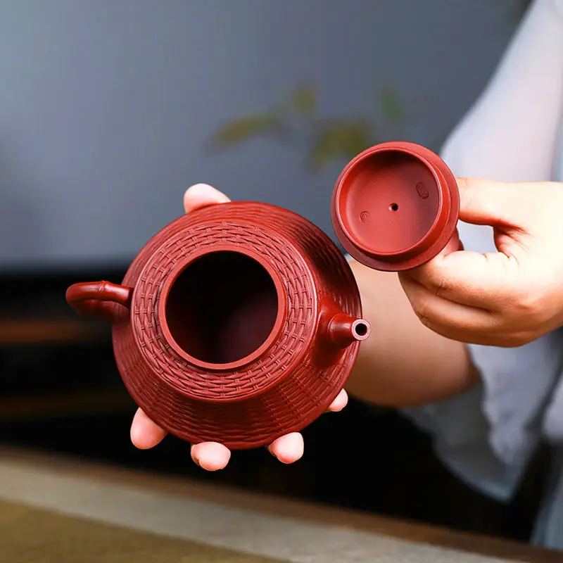 Yixing Teapot Filter Xishi Pot Beauties Handmade Purple Clay Teaware Customized Gifts