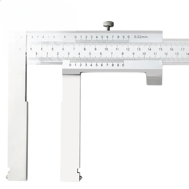 High-precision wear thickness measuring ruler for stainless steel inner groove